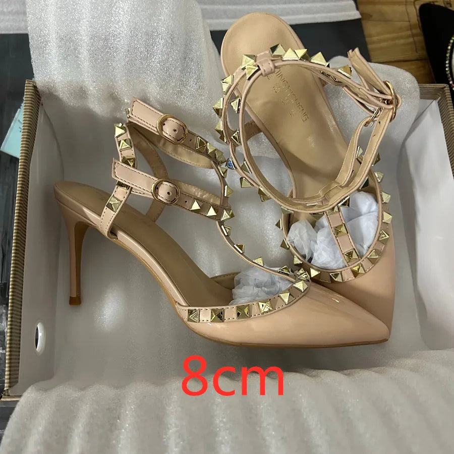 Women Sandals New High Heels Sexy Party Wedding Pointed Toe Pumps AnklSPECIFICATIONSBrand Name: NoEnName_NullUpper coverage: Not above ankleDepartment Name: ADULTOrigin: Mainland ChinaUpper Material: MicrofiberToe Shape: Pointed toeOutDMEwomenstorenull