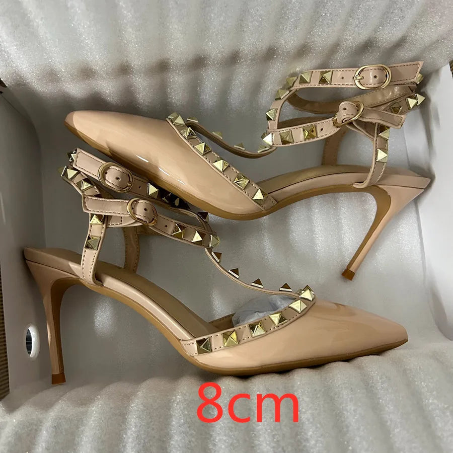 Women Sandals New High Heels Sexy Party Wedding Pointed Toe Pumps AnklSPECIFICATIONSBrand Name: NoEnName_NullUpper coverage: Not above ankleDepartment Name: ADULTOrigin: Mainland ChinaUpper Material: MicrofiberToe Shape: Pointed toeOutDMEwomenstorenull