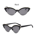 Sunglasses- Glasses For Women New Fashion Small Half Frame Eyewear