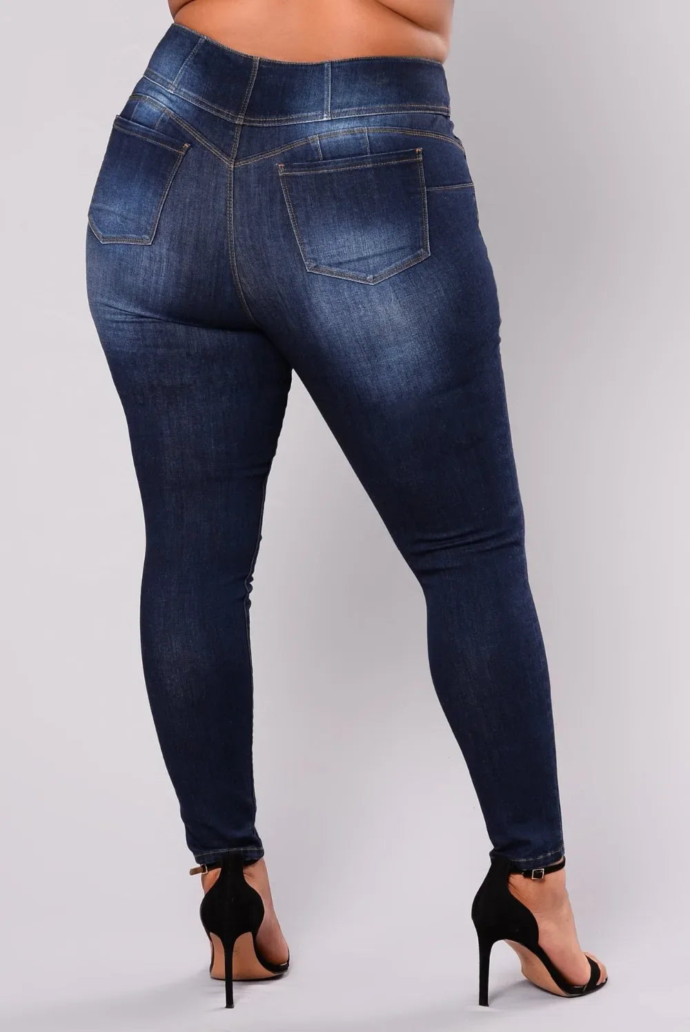 Women's plus size high waist jeans casual Skinny denim fat mom jeansSPECIFICATIONSBrand Name: NoEnName_NullModel Number: 607Style: CasualWash: Bleach WashMaterial: COTTONPlace Of Origin: China (mainland)Decoration: ButtonDecoration: DMEwomenstorenull