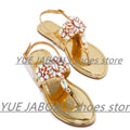 Shoes flat pearl sandals comfortable string bead beach slippers casualSPECIFICATIONSDepartment Name: ADULTBrand Name: Yue JabonModel Number: 11752Side Vamp Type: OpenBack Counter Type: Ankle StrapStyle: fashionFashion Element: String BDMEwomenstorenull