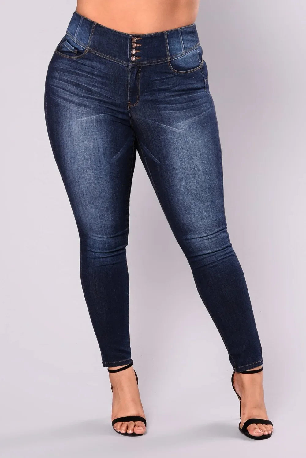 Women's plus size high waist jeans casual Skinny denim fat mom jeansSPECIFICATIONSBrand Name: NoEnName_NullModel Number: 607Style: CasualWash: Bleach WashMaterial: COTTONPlace Of Origin: China (mainland)Decoration: ButtonDecoration: DMEwomenstorenull