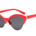 Sunglasses- Glasses For Women New Fashion Small Half Frame Eyewear