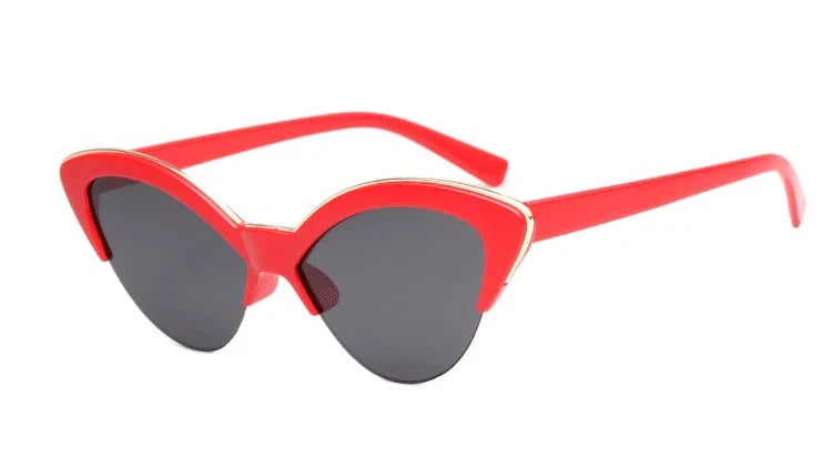 Sunglasses- Glasses For Women New Fashion Small Half Frame Eyewear