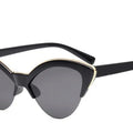 Sunglasses- Glasses For Women New Fashion Small Half Frame Eyewear