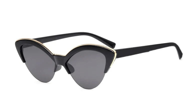 Sunglasses- Glasses For Women New Fashion Small Half Frame Eyewear