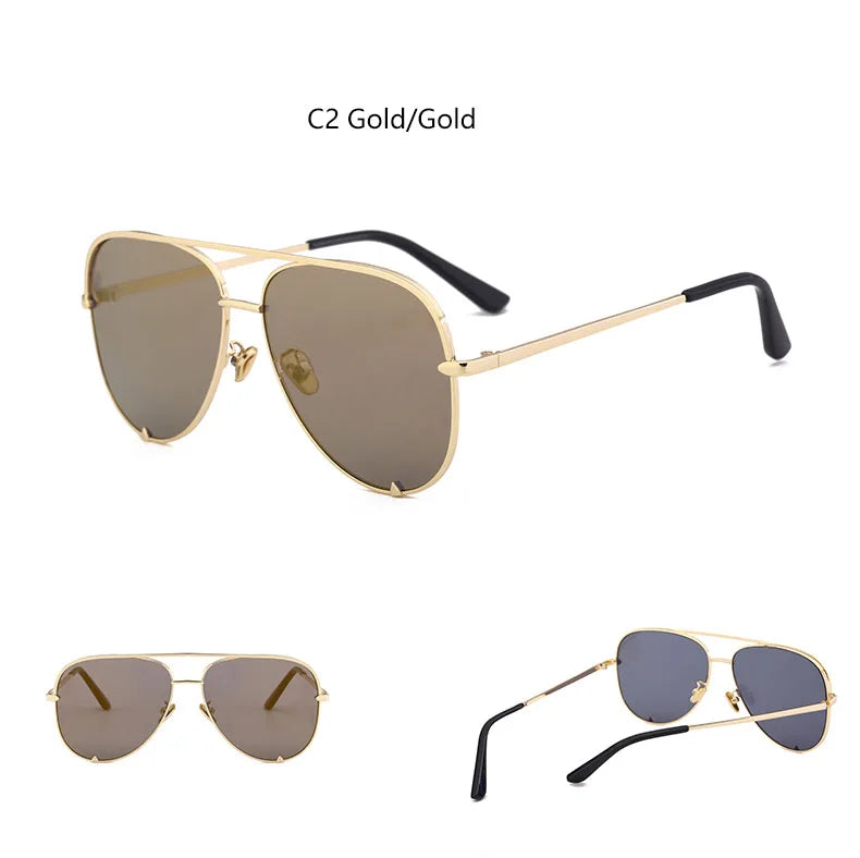 Shades- Sun Glasses Brand Designer Pilot Sunglasses Women Shades