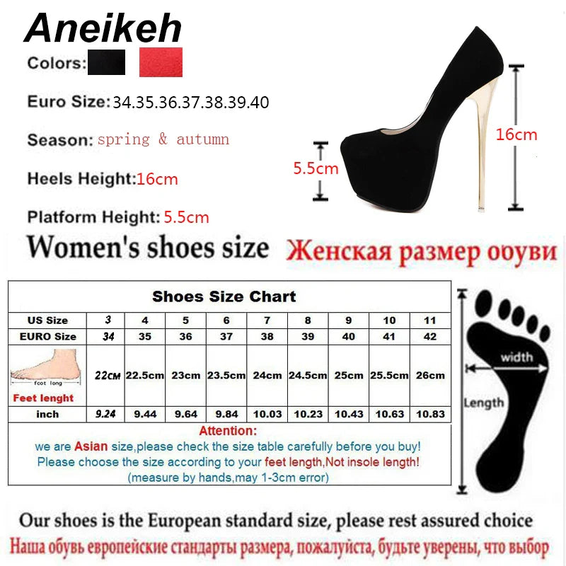 Heels- Sexy Pumps Women Fetish Shoes High Heel Stripper Flock Pumps