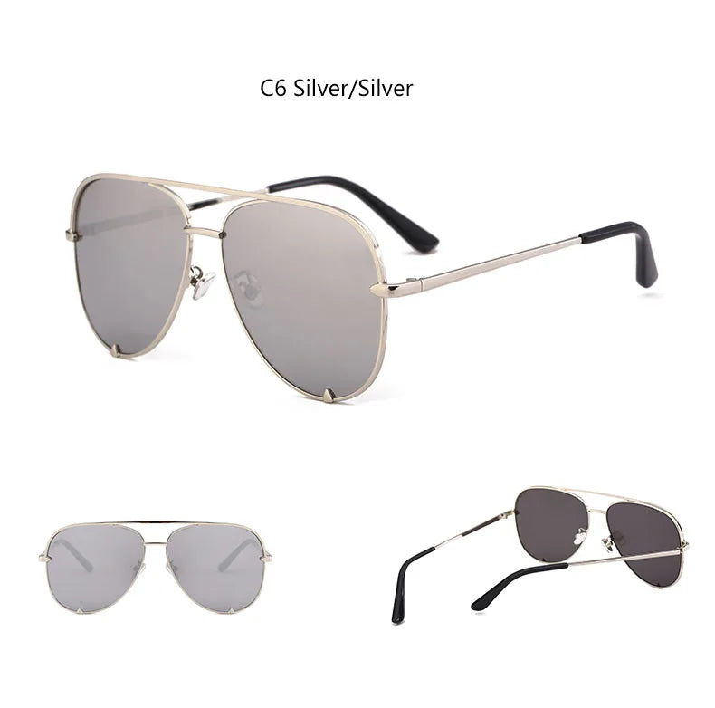 Shades- Sun Glasses Brand Designer Pilot Sunglasses Women Shades