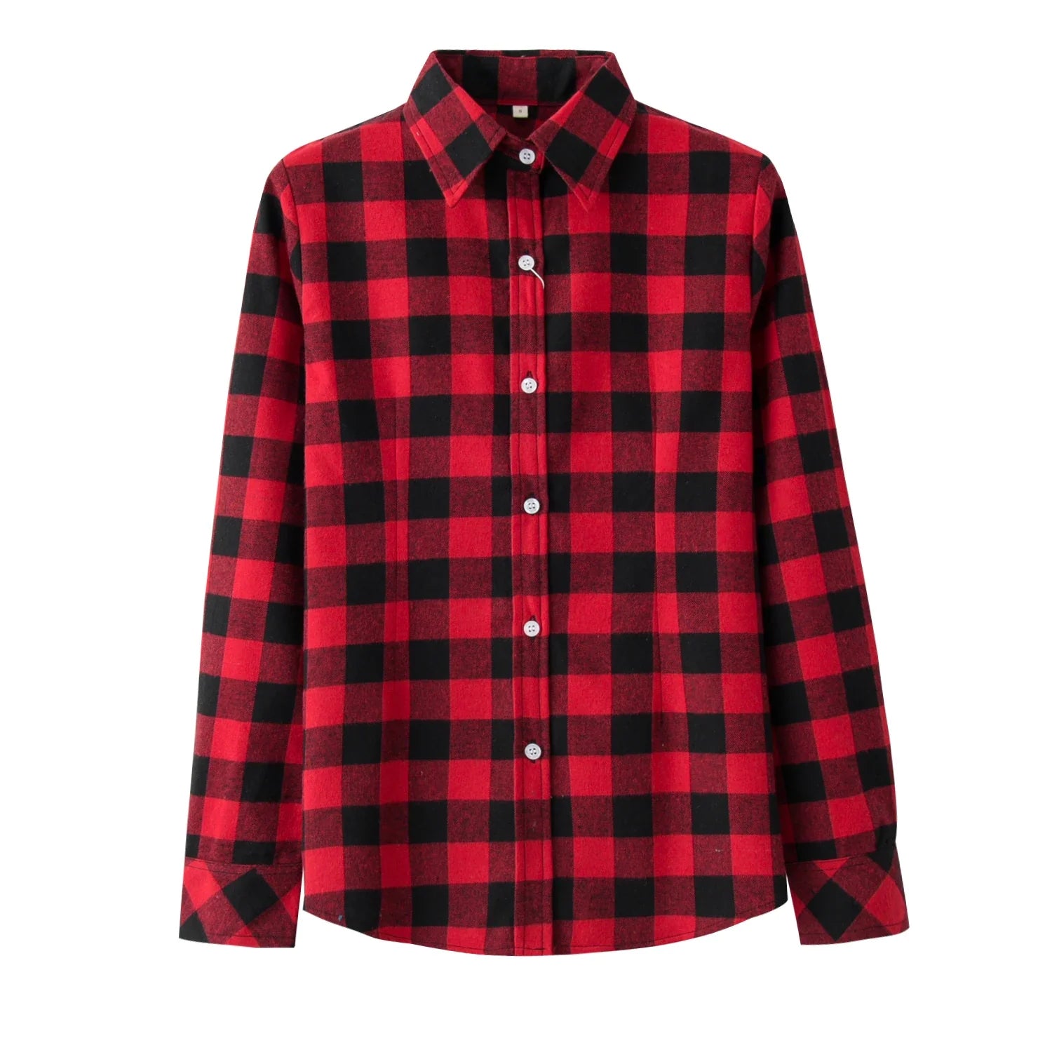 Women Plaid Shirt New Casual Flannel Cotton Lady Long Sleeve Shirt FemSPECIFICATIONSBrand Name: YEOINFabric Type: Polyester CottonHign-concerned Chemical: NonePattern Type: PlaidFit Type: SlimStyle: CasualAge: JUNIORCraft of Weaving: TDMEwomenstorenull