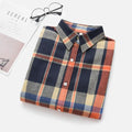 Women Plaid Shirt New Casual Flannel Cotton Lady Long Sleeve Shirt FemSPECIFICATIONSBrand Name: YEOINFabric Type: Polyester CottonHign-concerned Chemical: NonePattern Type: PlaidFit Type: SlimStyle: CasualAge: JUNIORCraft of Weaving: TDMEwomenstorenull