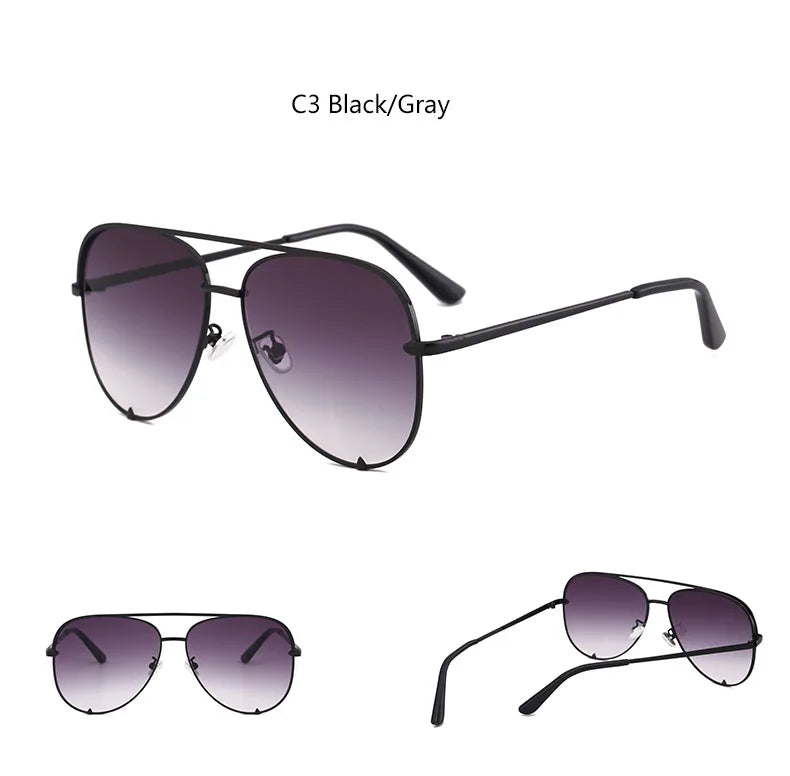 Shades- Sun Glasses Brand Designer Pilot Sunglasses Women Shades