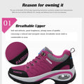 Womens Cushion Athletic Walking Sneakers Breathable Shoes Fashion SporSPECIFICATIONSBrand Name: MatersweUpper Material: MicrofiberOrigin: Mainland ChinaHeel Height: Flat (≤1cm)Hign-concerned Chemical: NoneShoes Type: otherDepartment NaDMEwomenstorenull