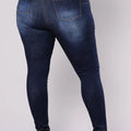 Women's plus size high waist jeans casual Skinny denim fat mom jeansSPECIFICATIONSBrand Name: NoEnName_NullModel Number: 607Style: CasualWash: Bleach WashMaterial: COTTONPlace Of Origin: China (mainland)Decoration: ButtonDecoration: DMEwomenstorenull