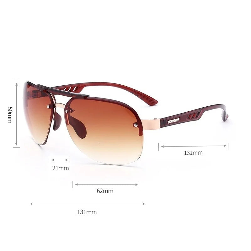 Shades - Luxury Oversized Pilot Sunglasses for Women protection