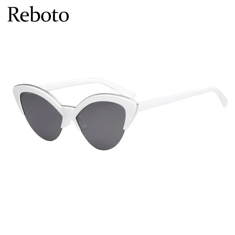 Sunglasses- Glasses For Women New Fashion Small Half Frame Eyewear