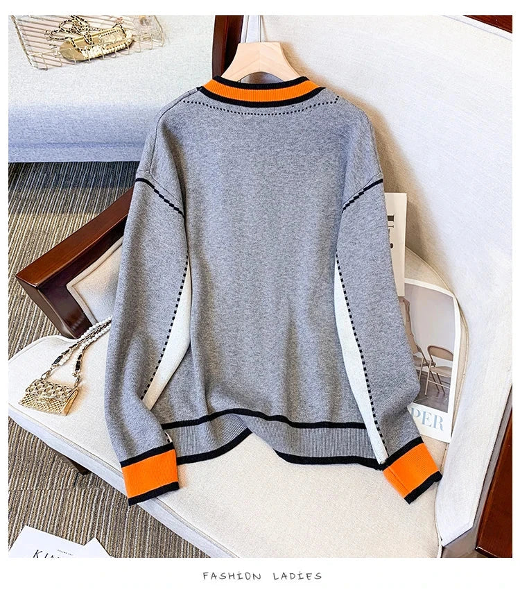 Women Cardigans Oversized Sweater V Neck Loose Knitwear Single BreasteSPECIFICATIONSBrand Name: XING WEI SIElasticity: Medium StrecthSleeve Style: regularHign-concerned Chemical: NoneMaterial Composition: cottonPattern Type: GeometricFDMEwomenstorenull