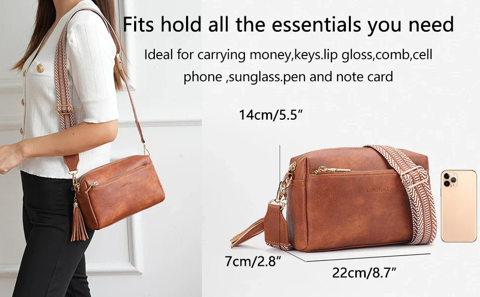 Handbag- Fashion bag women's crossbody bag large capacity shoulder bag