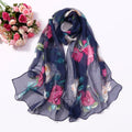 Scarf Women Foulard Shawl Bandana Elegant Beach Sun ProtectionSPECIFICATIONSDepartment Name: ADULTSize: 50*160cm(1cm=0.39in)pattern: RoseApply to season: Spring,Autumn,summerStyle: ElegantColor: Red,Black,Navy blueBrand Name: NDMEwomenstorenull