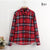 Women Plaid Shirt New Casual Flannel Cotton Lady Long Sleeve Shirt FemSPECIFICATIONSBrand Name: YEOINFabric Type: Polyester CottonHign-concerned Chemical: NonePattern Type: PlaidFit Type: SlimStyle: CasualAge: JUNIORCraft of Weaving: TDMEwomenstorenull