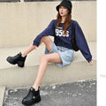 Sneakers- Shoes Comfortable Female Fashion High Heel Woman Sneakers