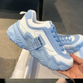 Shoes Fashion Trend Casual Sneakers Women Comfortable Soft Bottom LaceSPECIFICATIONSBrand Name: YBQJOODepartment Name: ADULTUpper Material: PUOrigin: Mainland ChinaOutsole Material: RUBBERHeel Height: Med (3cm-5cm)Hign-concerned ChemicDMEwomenstorenull