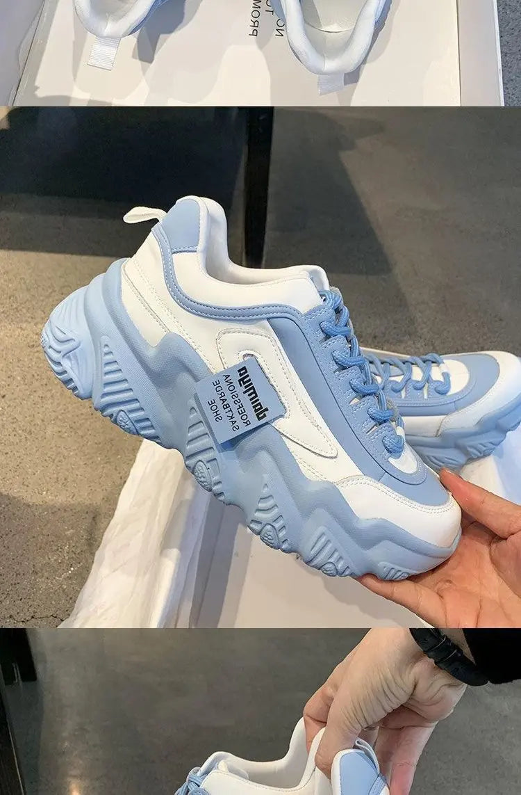 Shoes Fashion Trend Casual Sneakers Women Comfortable Soft Bottom LaceSPECIFICATIONSBrand Name: YBQJOODepartment Name: ADULTUpper Material: PUOrigin: Mainland ChinaOutsole Material: RUBBERHeel Height: Med (3cm-5cm)Hign-concerned ChemicDMEwomenstorenull