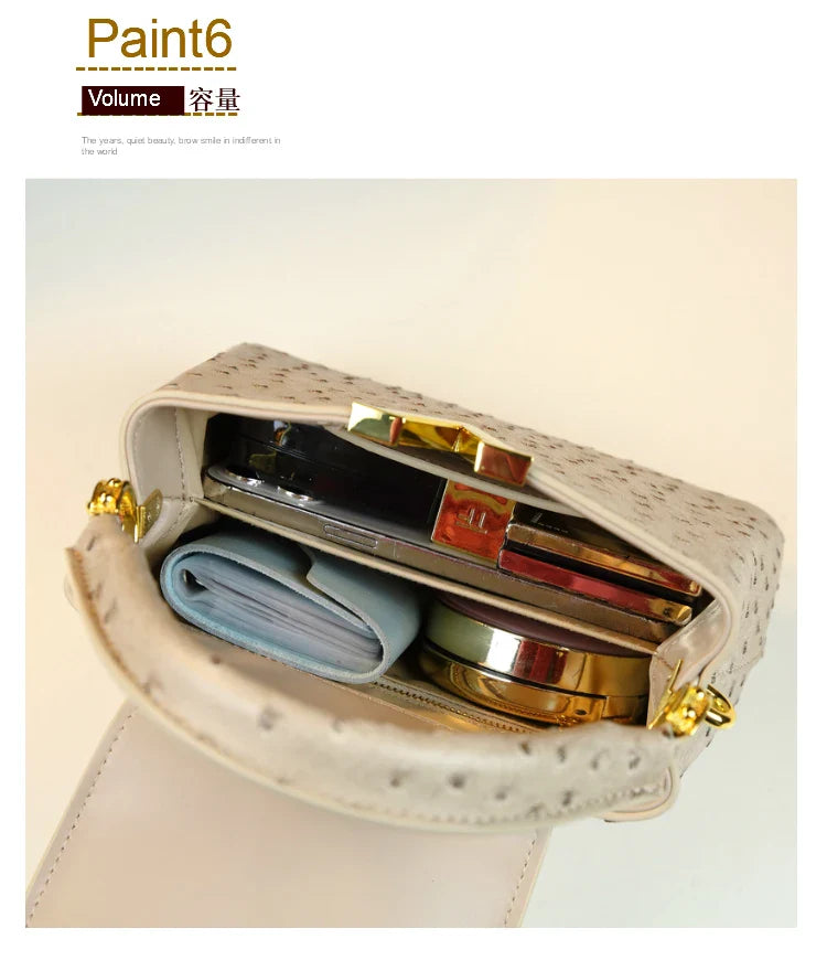 Fashion Genuine Leather Women's Handbags Female Small Shoulder CrossboSPECIFICATIONSBrand Name: BJYLOrigin: Mainland ChinaCN: GuangdongLining Material: AcrylicMain Material: Genuine leatherPlace Of Origin: GUANG DONG ProvincePlace Of ODMEwomenstorenull