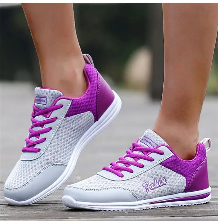 Breathable Women's Sneakers Fashion New Soft Trainers Sneakers WomenSPECIFICATIONSBrand Name: HAJINKDepartment Name: ADULTUpper Material: Mesh (Air mesh)Origin: Mainland ChinaOutsole Material: RUBBERHeel Height: Flat (≤1cm)Hign-conceDMEwomenstorenull