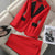 Elegant Red Black Beige Women's Pantsuit Set