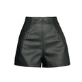 Shorts- High Waisted Winter Faux Leather Hot Short Pants For Boots