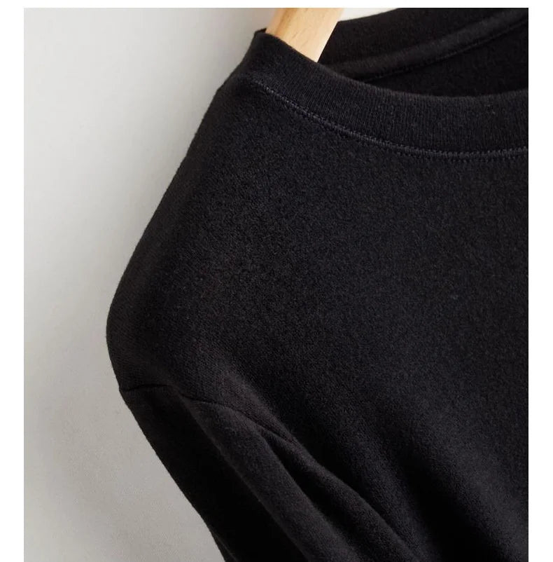 Wool Soft Long Sleeve T-shirts Women Round Neck Slim Fit Basic HeatingSPECIFICATIONSBrand Name: Y DemoStyle: Office LadyAge: MIDDLE AGEOrigin: Mainland ChinaCN: ZhejiangSeason: Autumn/WinterClothing Length: regularDecoration: noneElastDMEwomenstorenull