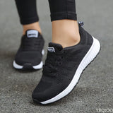 Women's Sneakers Casual Shoes Flats Air Mesh Breathable Trainers LadieSPECIFICATIONSBrand Name: YBQJOODepartment Name: ADULTUpper Material: Mesh (Air mesh)Origin: Mainland ChinaOutsole Material: RUBBERHeel Height: Low (1cm-3cm)Hign-conDMEwomenstorenull