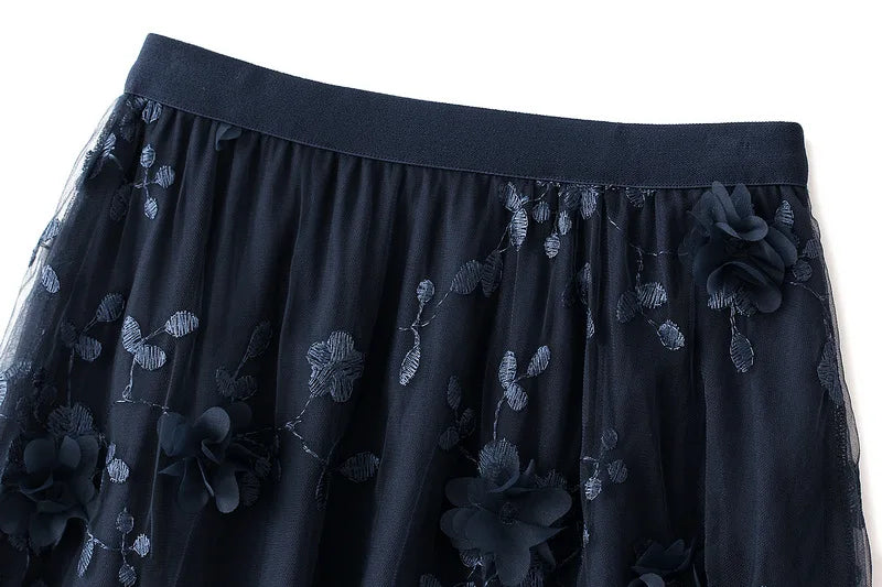 Skirt Women Vintage Butterfly Embroidery Elastic High Waist A-Line MesSPECIFICATIONSBrand Name: GLINDADAMaterial: POLYESTERMaterial: MeshMaterial: VoileStyle: Chinese StyleElasticity: Slight StrechOrigin: Mainland ChinaCN: GuangdongSeaDMEwomenstorenull