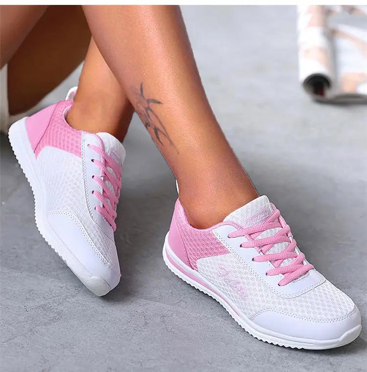 Breathable Women's Sneakers Fashion New Soft Trainers Sneakers WomenSPECIFICATIONSBrand Name: HAJINKDepartment Name: ADULTUpper Material: Mesh (Air mesh)Origin: Mainland ChinaOutsole Material: RUBBERHeel Height: Flat (≤1cm)Hign-conceDMEwomenstorenull