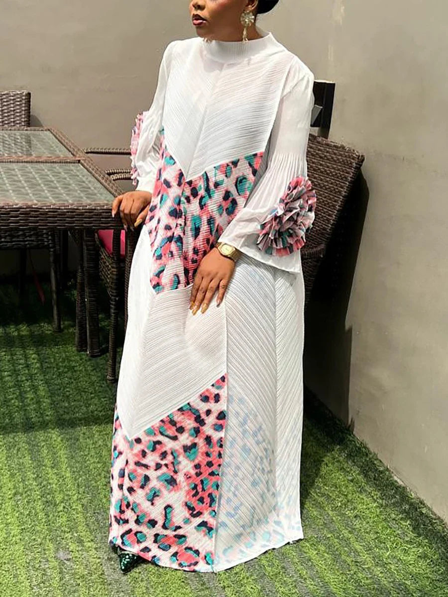 Maxi Long Dress Full-sleeved Hand-flowered Fashion Printed Dresses forSPECIFICATIONSWaistline: Loose waistDress Product features: 100% brand new dressDress Style: Pleated Maxi Long Miyake DressDropshipping: SupportWholesale: SupportSleDMEwomenstorenull