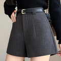 Duomofu Stylish Women's Casual Solid High Waist Wide Leg Shorts with PSPECIFICATIONSBrand Name: DUOMOFUDecoration: PocketsDecoration: sashesFabric Type: BroadclothPant Style: regularPattern Type: SolidFit Type: LOOSEStyle: CasualMateriDMEwomenstorenull