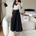 High Waist Midi Pleated Skirts Women's Fashion A-line Casual Suit SkirSPECIFICATIONSBrand Name: YUAZHOQIMaterial: POLYESTERStyle: CasualElasticity: Non StrechOrigin: Mainland ChinaCN: GuangdongSeason: Spring/SummerFabric Type: BroadcloDMEwomenstorenull