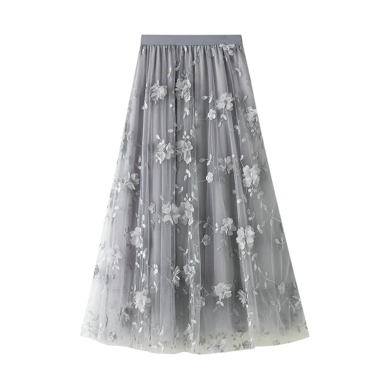 Skirt Women Vintage Butterfly Embroidery Elastic High Waist A-Line MesSPECIFICATIONSBrand Name: GLINDADAMaterial: POLYESTERMaterial: MeshMaterial: VoileStyle: Chinese StyleElasticity: Slight StrechOrigin: Mainland ChinaCN: GuangdongSeaDMEwomenstorenull