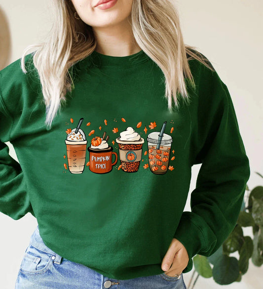 Sweatshirt Fall coffee Sweats  pullovers Women fashion casual vintage SPECIFICATIONSBrand Name: NoEnName_NullOrigin: Mainland ChinaCN: GuangdongDecoration: noneAge: Ages 25-35 Years OldMaterial: COTTONThickness: StandardElasticity: SliDMEwomenstorenull