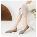 Women's solid color flat shoes casual fashion breathable non slip rubbSPECIFICATIONSBrand Name: SP CHIZHENWhether with metal toe cap: NoFlats Type: Boat shoesUpper Material: Cotton FabricDepartment Name: ADULTToe Shape: Pointed toeOutsDMEwomenstorenull