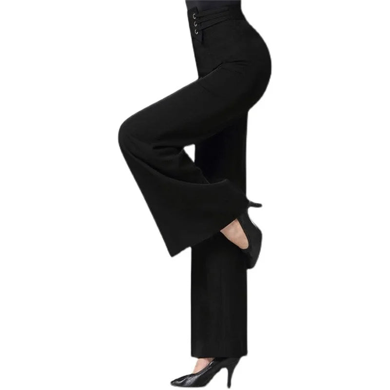 New Wide Leg Dance Pants Women's High Waist Ballroom DanceSPECIFICATIONSBrand Name: XLMJDZGSStyle: CasualAge: JUNIOROrigin: Mainland ChinaCN: ZhejiangSeason: Spring/SummerWaist Type: highDecoration: PocketsElasticity: SlighDMEwomenstorenull