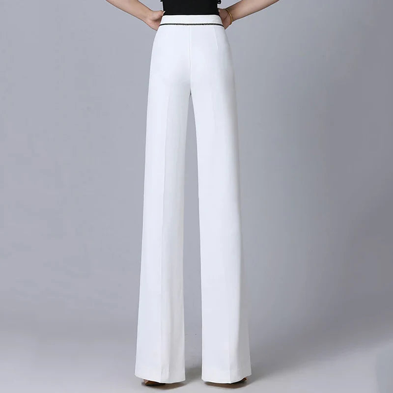 Pants Women New Pure Color Ballroom Wide Leg Trousers Fashion Summer LSPECIFICATIONSBrand Name: NoEnName_NullOrigin: Mainland ChinaCN: ZhejiangMaterial: SPANDEXGender: WOMENDance Type: LatinModel Number: TXH-DBL307Main Material: Matte DMEwomenstorenull