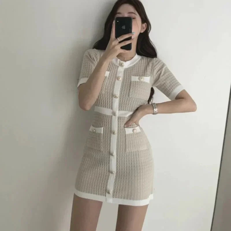 Wool Knitted Dress Party Autumn Black Slim Button Bodycon Mini DressSPECIFICATIONSBrand Name: SURWENYUEElasticity: Slight StrechSleeve Style: regularFabric Type: KnittingHign-concerned Chemical: NonePattern Type: StripedFit Type: sliDMEwomenstorenull