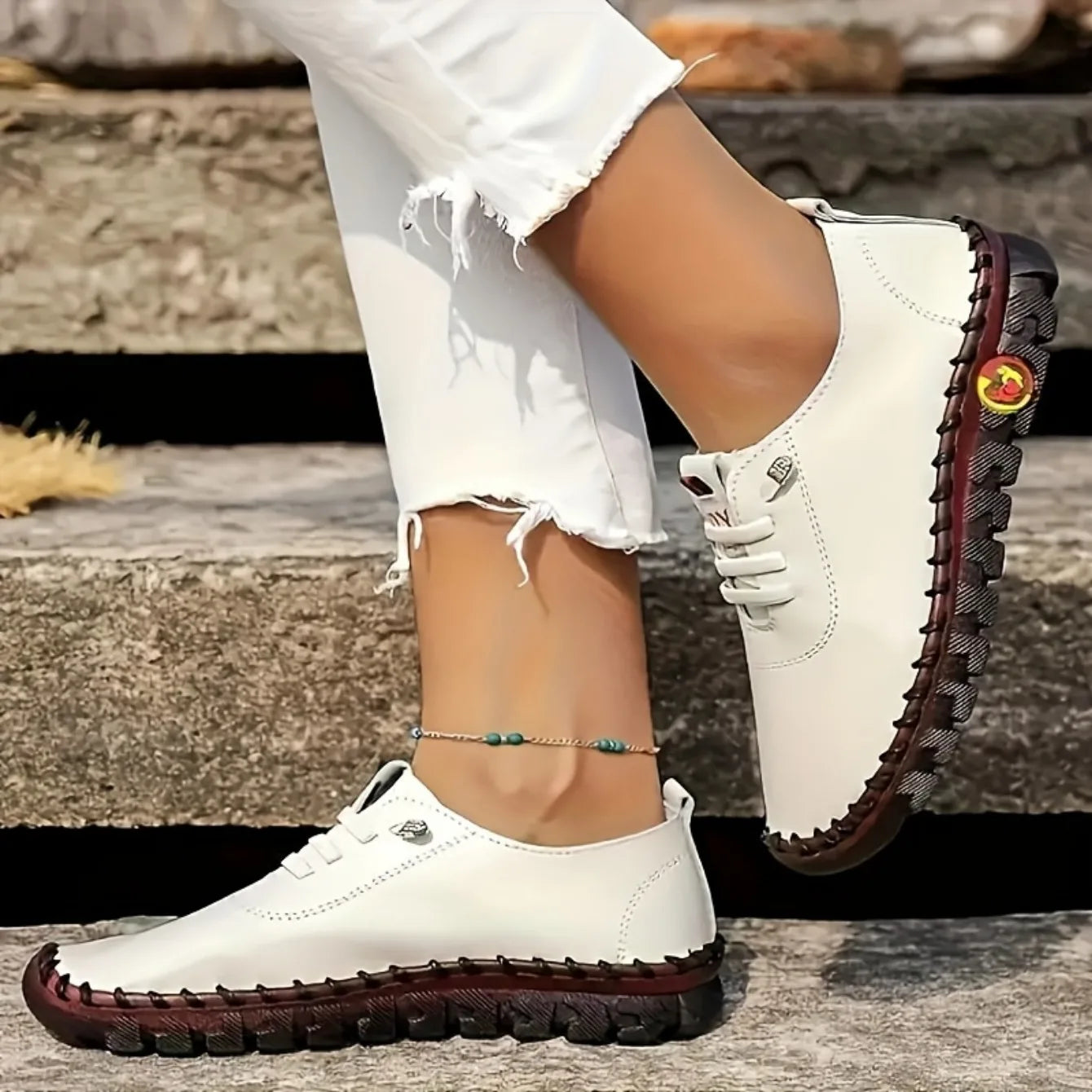 Sneakers Women Shoes Flat Loafers Leather Mom Shoes for Women ComfortaSPECIFICATIONSDepartment Name: ADULTtenis de mujer: zapatos para mujereszapatillas de mujer: shoes for womanshoes for women: zapatillas de hombresandalias de mujer vDMEwomenstorenull