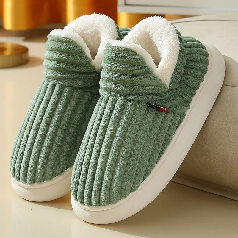 Shoes- Fur Shoes For Women Fashion Indoor Fur Slipper With Padded