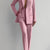 Women's two piece suit with long sleeve blazer and pencil pants in solid color.