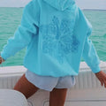 Sweatshirts- Women’s Hoodies Long Sleeve Flower Embroidery Oversized