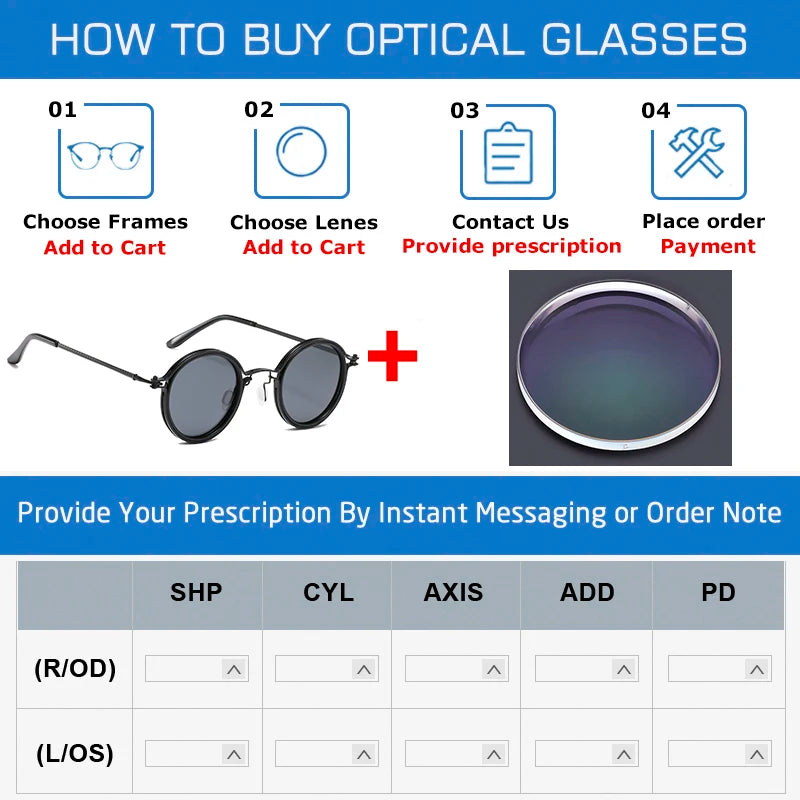 Sunglasses- Progressive Reading Glasses Men Women Anti Blue Light