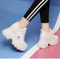 Sneakers- Shoes Comfortable Female Fashion High Heel Woman Sneakers